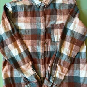 Universal Thread Multicolor Plaid Unisex Shirt